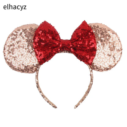 Big Classic Polka Dot Bow Minnie Mouse Ears Headband – Festival & Party Hairband for Women & Girls, Disney Trip Accessories