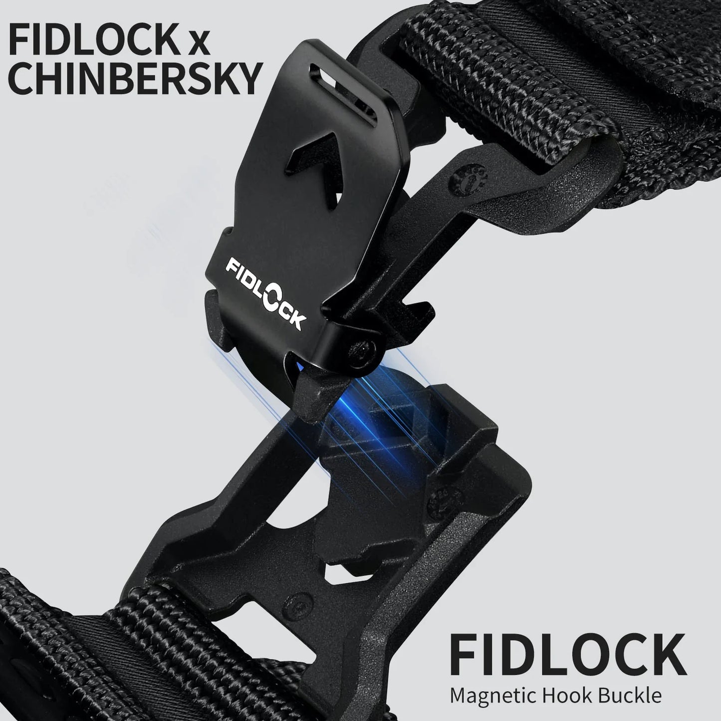 Magnetic Fidlock V-Shaped Buckle Sports Strap — Soft Wide Nylon Band Compatible with All Apple Watch Series
