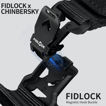 Magnetic Fidlock V-Shaped Buckle Sports Strap — Soft Wide Nylon Band Compatible with All Apple Watch Series