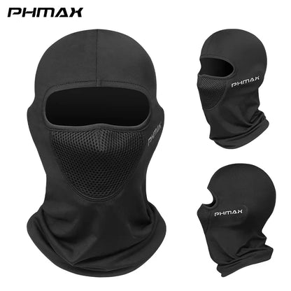 PHMAX Motorcycle Balaclava Riding Mask – Full Face Windproof Warm Breathable Hood Scarf for Biker Wind & Cold Protection