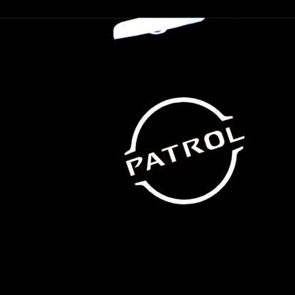2PCS Car LED Door Projector Lights – Ghost Shadow Courtesy Lamp for Nissan Patrol Y62 2012–2021, Car Door Welcome Logo Accessories