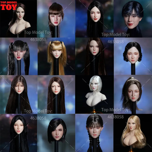 SUPER DUCK 1/6 Scale Beauty Head Sculpt — SDH018/024/027/028/030/032/042 for 12" TBL PH JO Action Figures