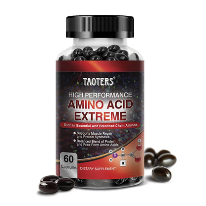Advanced Bodybuilding Amino Acid Capsules – Boost Strength, Endurance, Muscle Mass & Energy
