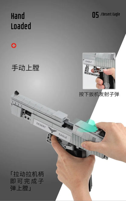 AK47 & AWM Sniper Gun Building Block Set – Military MOC Model Toy for Boys Holiday Gift