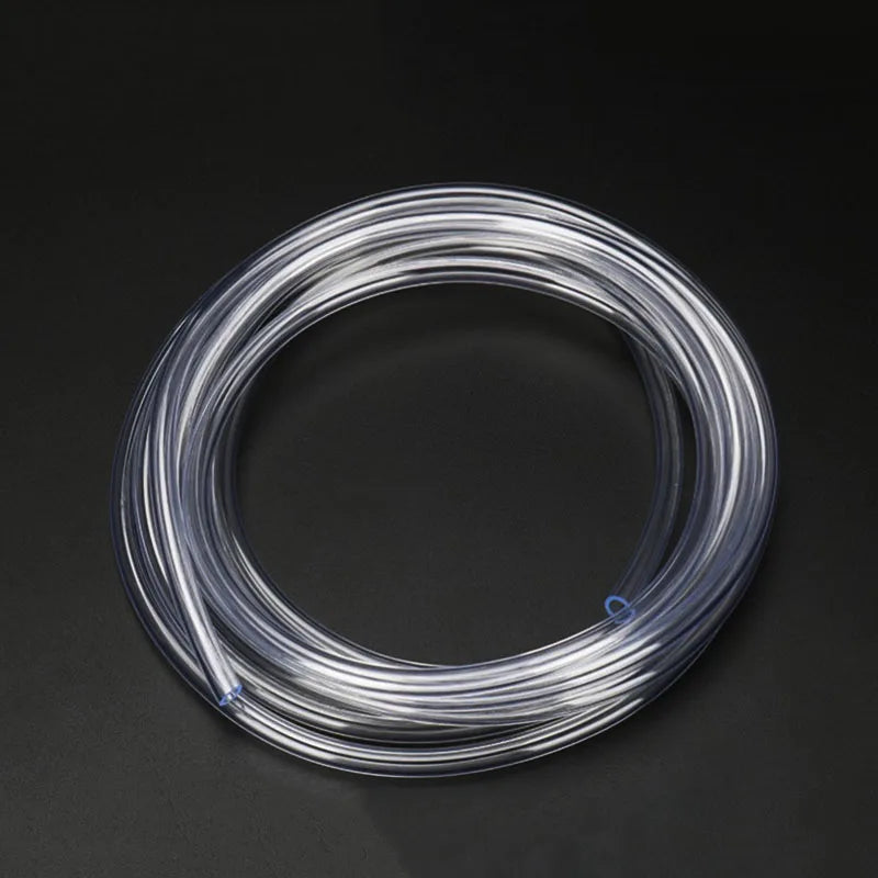 Silicon Aquarium Oxygen Pump Hose - 4x6mm, 1m/3m/5m/10m, Food Grade Tube for Fish Tank & Pond