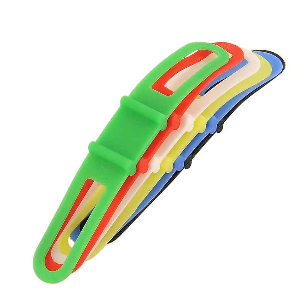 Secure Your Gear: Bicycle Handlebar Silicone Strap Band - Cycling Light Holder Elastic Tie Rope for Phone and Torch Fixing - Bicicleta Essential Torch Flashlight Bandages