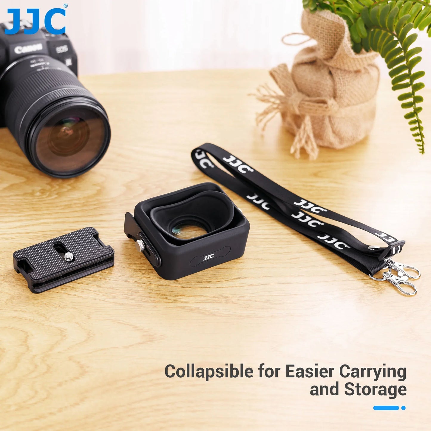 JJC 3X LCD Viewfinder Extender – Collapsible Eyecup for 3.0" Screen, Compatible with Nikon Z30, Sony ZV-1, RX100 & Canon G7X