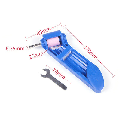 Portable Drill Bit Sharpener - Corundum Grinding Wheel Tool for Twist Drill Bit Sharpening, Step Drill and Dremel Accessories
