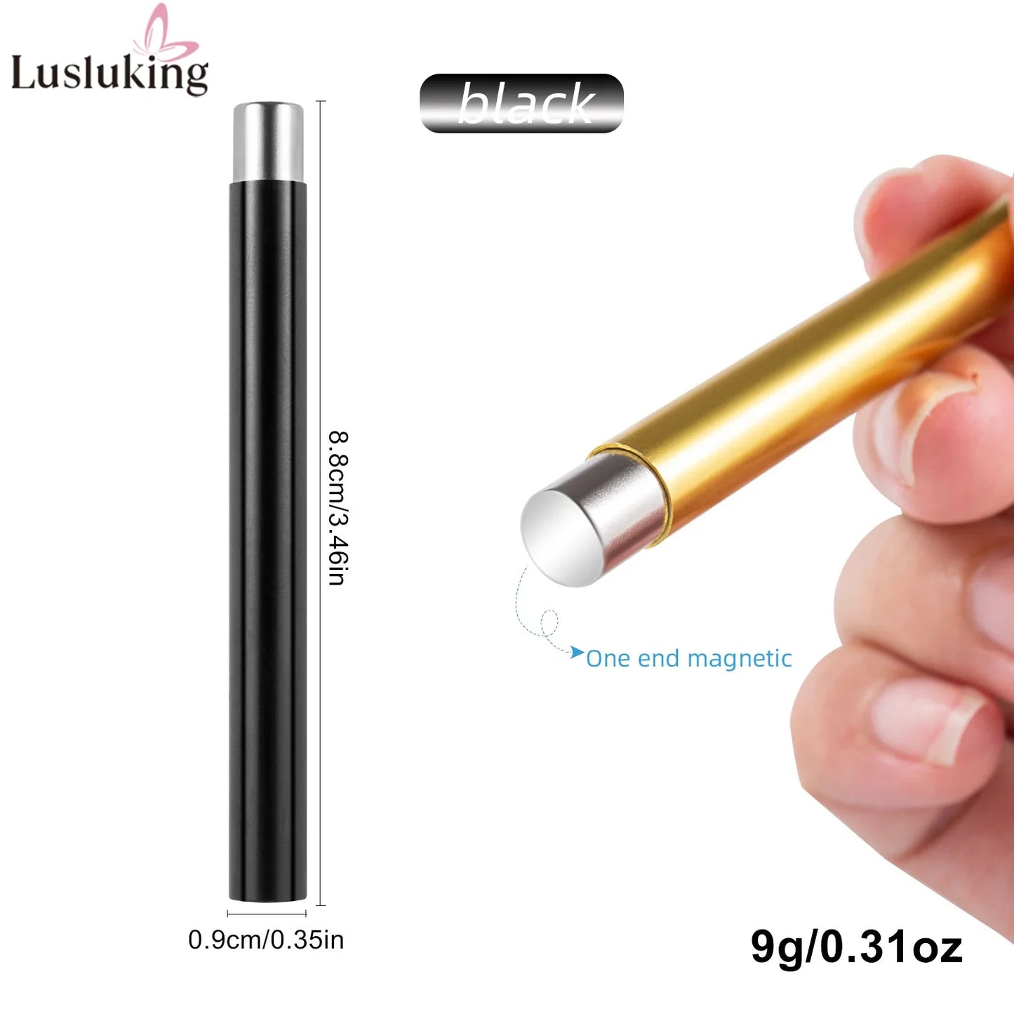 Cat Eye Nail Magnetic Stick – Cylindrical Magnet for UV Gel Polish Snowlight Glitter Manicure Design