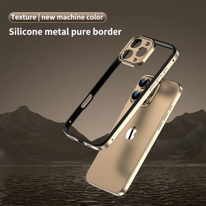 Camera Protection Hybrid Silicone & Aluminum Metal Phone Case for iPhone 16/15/14/13 Pro Max – Better Heat Bumper