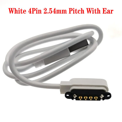 Magnetic Pogo Pin Connector Set – 2/4/5 Pin Spring-Loaded Male & Female DC Charging Power Socket for Secure Magnetic Connection Cable Adapter