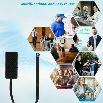 HD WiFi Mini Camera DIY Module — Home & Office Security Nanny Cam with Motion Detection, Alarm, Remote Viewing via App