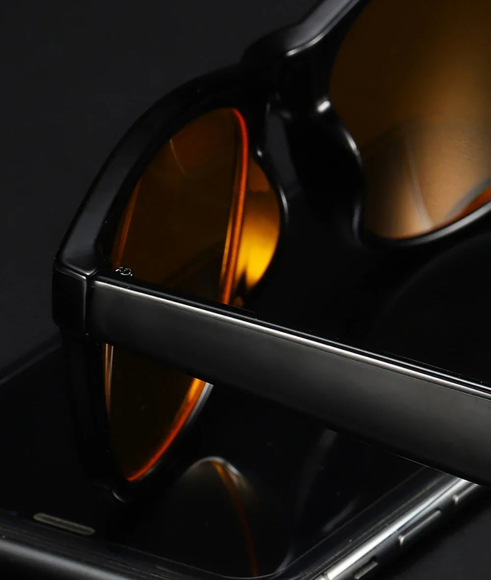 VIVIBEE Blue Light Blocking Glasses – Night Vision Square Computer Eyewear for Men & Women