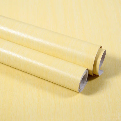 Self-Adhesive Waterproof Wood Grain Vinyl Wallpaper Roll – PVC Wall Sticker for Furniture Renovation & Bedroom Home Decor