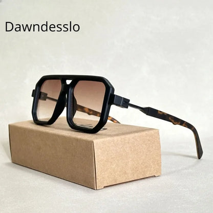 2024 Vintage Fashion Sun Protection Sunglasses – Square Retro Shades for Men & Trendy Women’s Gafas De Sol