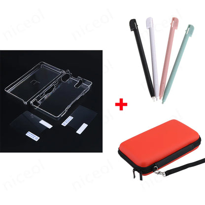 Hard Clear PC Cover for Nintendo DS Lite – Anti-Scratch Console Shell Accessory