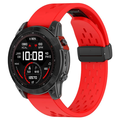 Quick Fit Silicone Strap for Garmin Fenix & Forerunner — 26mm, 22mm, 20mm Bands for Fenix 7X/7 Pro/6X/6/5X/5 Plus, Tactix 7, Forerunner 965/955, Enduro