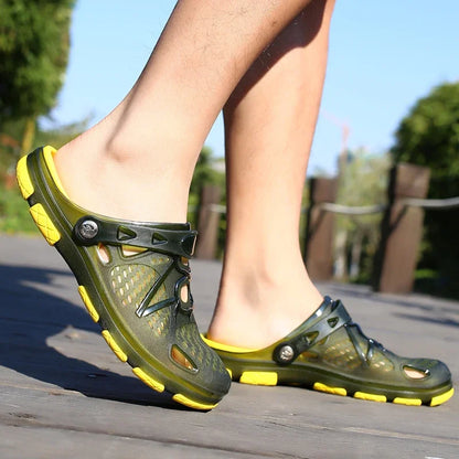 MAEDEF Men’s Summer Slippers – Anti-Slip, Wear-Resistant Comfortable Beach & Home Sandals