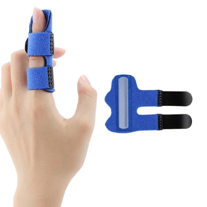 Adjustable Finger Splint Brace — Aluminum Alloy Support for Straightening Broken Fingers, Arthritis & Pain Relief
