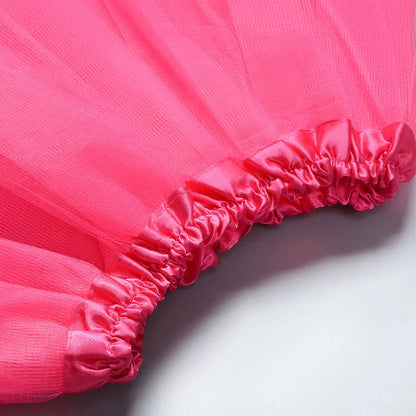 Girls’ Tulle Tutu Skirt – 3-Layer Ballet Mini Skirt for Dance, Birthday Party, Princess Dress 2-8Y