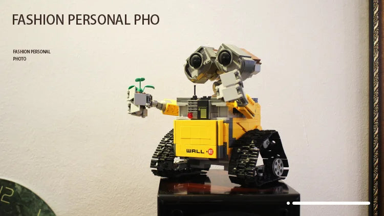 Robot Mobilization Lego-Compatible Puzzle Building Blocks – Wall-E Assembly Model Toy for Kids & Gifts