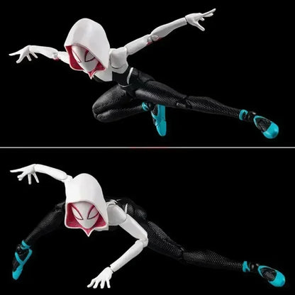 2024 Spider-Man & Gwen Action Figures — Spider-Verse Collection with Miles Morales Sentinel | Anime Toys Christmas Gift