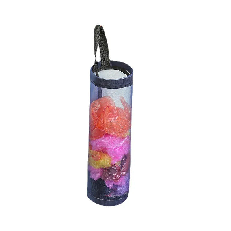 Wall-Mounted Kitchen Grocery Bag Dispenser - Plastic Bag Holder and Organizer for Home, Ideal for Trash and Garbage Bag Storage