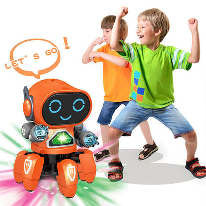 Dance Music Robot Octopus Toy – 6-Claw Spider Vehicle Robot with Lights & Sound, Early Education Birthday Gift for Kids