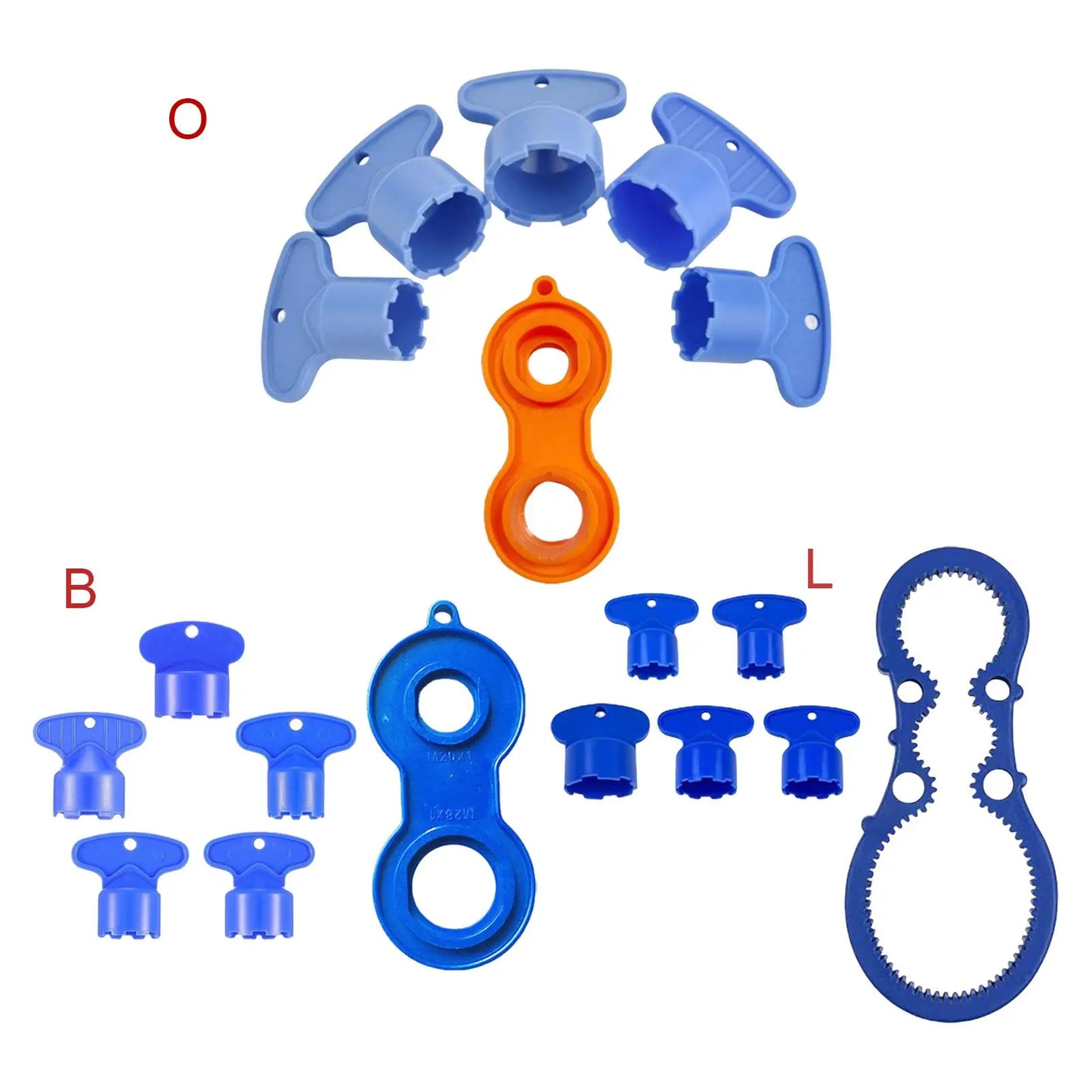 Premium Cache Sink Water Faucet Aerator Key Tool - M16.5-24mm Removal Wrench