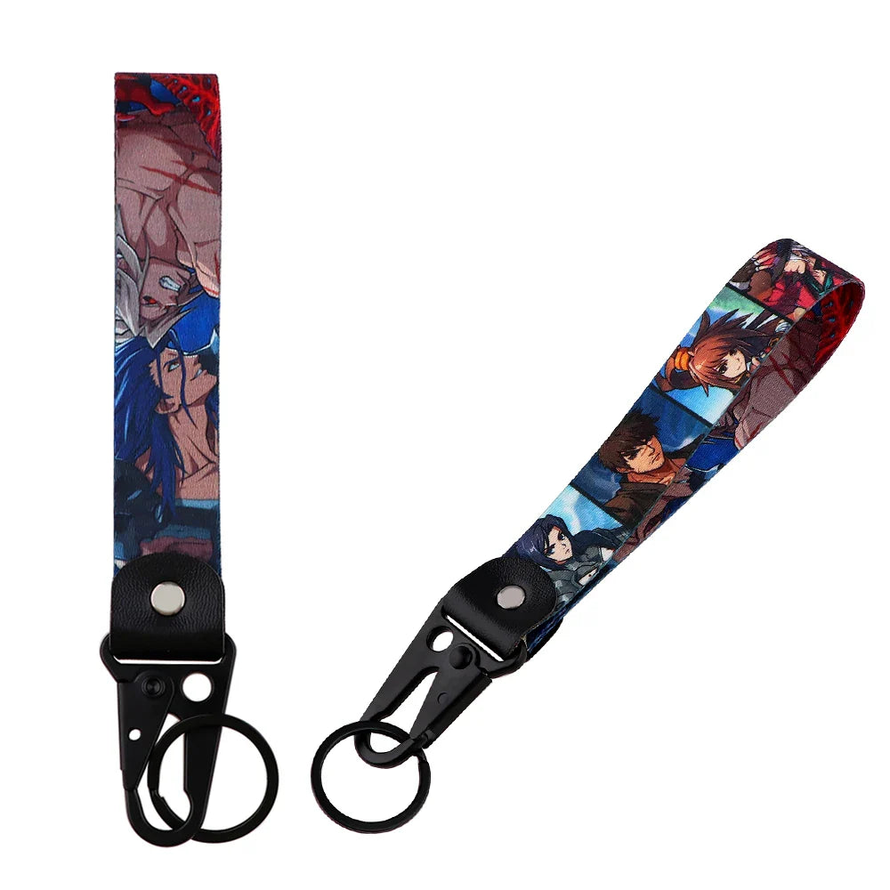 Anime Eagle Beak Keychain – Cool Short Lanyard for Phone, Badge Holder & USB Pendant