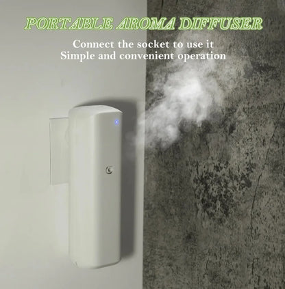 Plug-in Wall Fragrance Diffuser – Waterless Smart Essential Oil Diffuser for Home & Room Scented Air