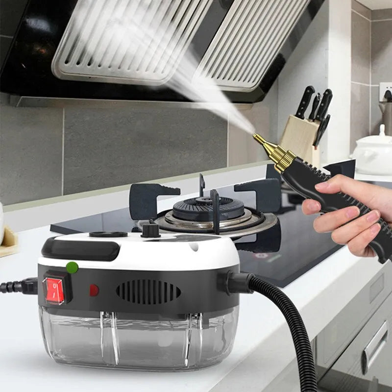 2500W High-Temperature Pressure Washer Steam Cleaner - Portable Handheld Steam Cleaning Machine for Household Cleaning