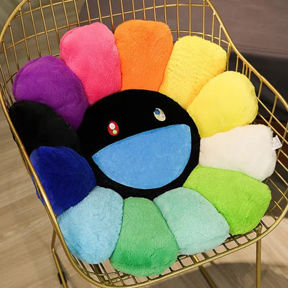 40/60cm Sunflower Plush Pillow — Soft Flower Cushion for Sofa, Bed & Room Decor, Kawaii Gift