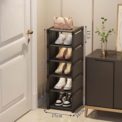 Stackable Shoes Rack Organizer – Multi-Layer Adjustable Shoe Cabinet for Space Saving Home Storage