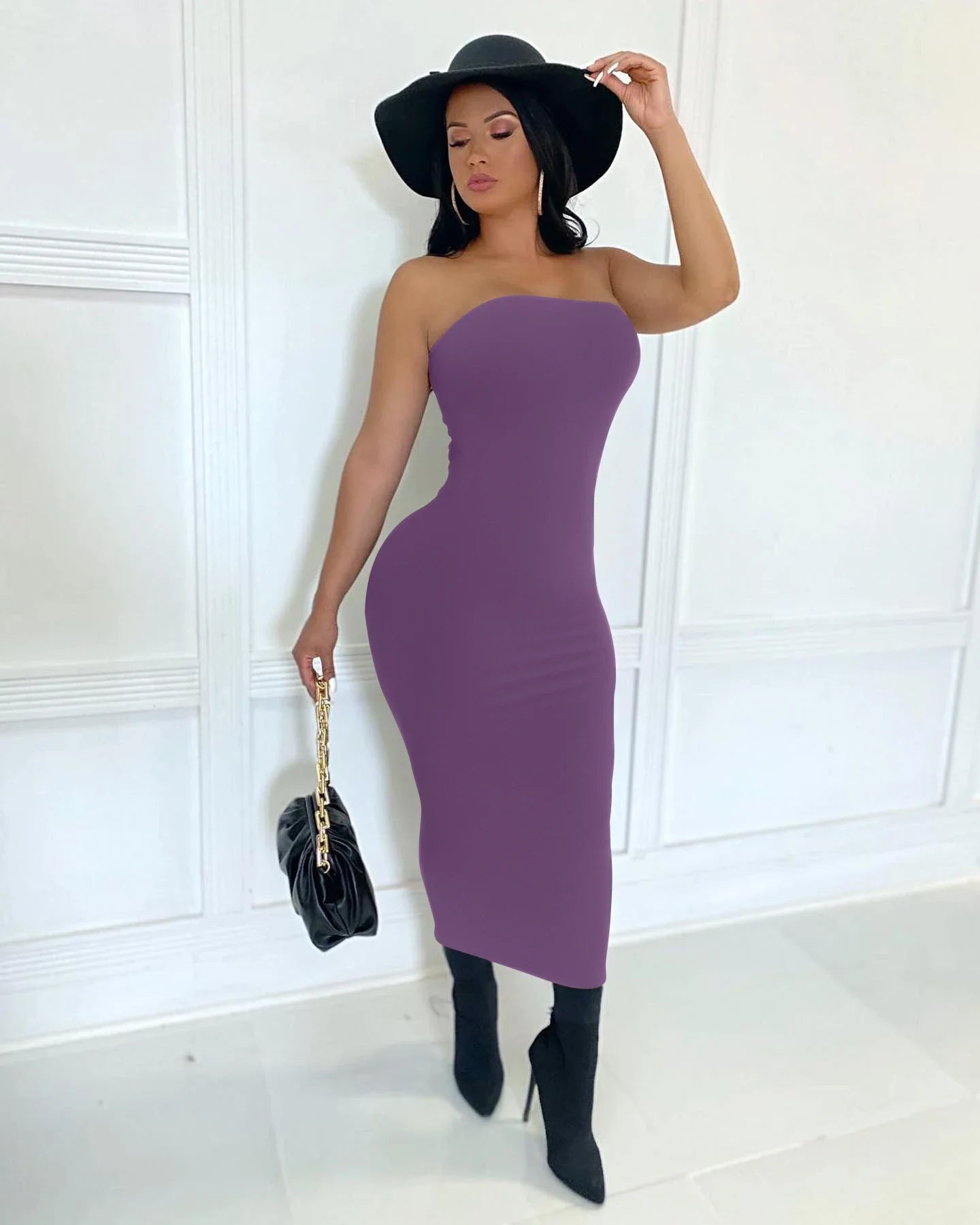 Summer Women's Sexy Sleeveless Chest-Wrapped Long Beach Dress | Stylish & Breathable Vacation Wear