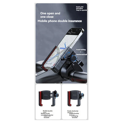 A73T Universal Golf Cart Phone Mount Holder – Compatible with EZGO, Club Car & All Smartphones