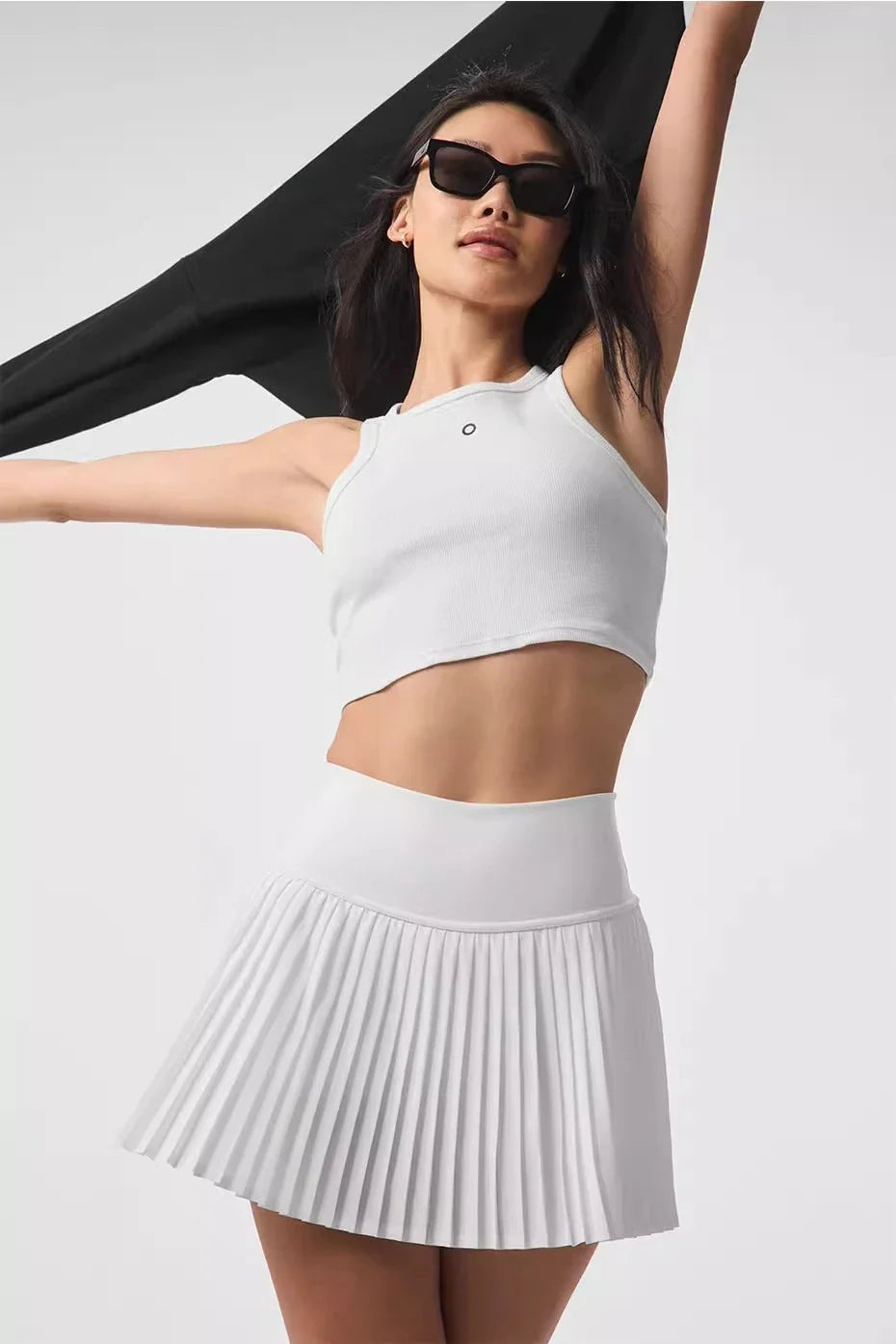 Summer Knitted Sports Vest – Breathable Cotton Tank Top for Fitness, Yoga, Running & Pilates