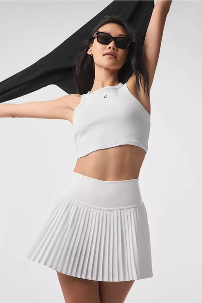 Summer Knitted Sports Vest – Breathable Cotton Tank Top for Fitness, Yoga, Running & Pilates