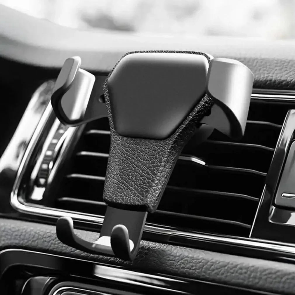 Gravity Car Phone Holder – Air Vent Clip Mount for iPhone & Smartphones
