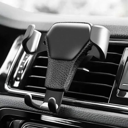 Gravity Car Phone Holder – Air Vent Clip Mount for iPhone & Smartphones
