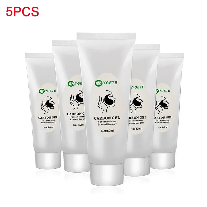 Carbon Cream Black Gel for ND YAG Laser – Skin Peeling, Rejuvenation, Whitening & Deep Cleansing Face Cream