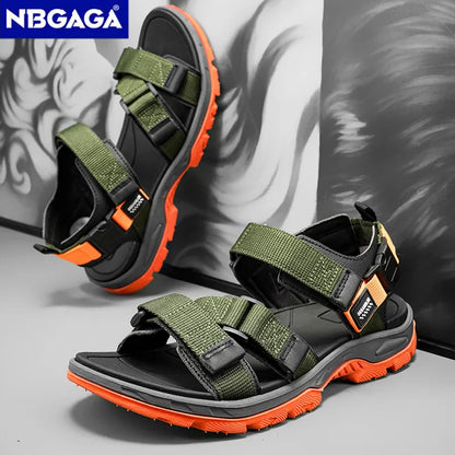 Men’s Summer Outdoor Sandals – Breathable Sport & Hiking Shoes, Wear-Resistant Casual Beach Footwear for Walking & Holidays