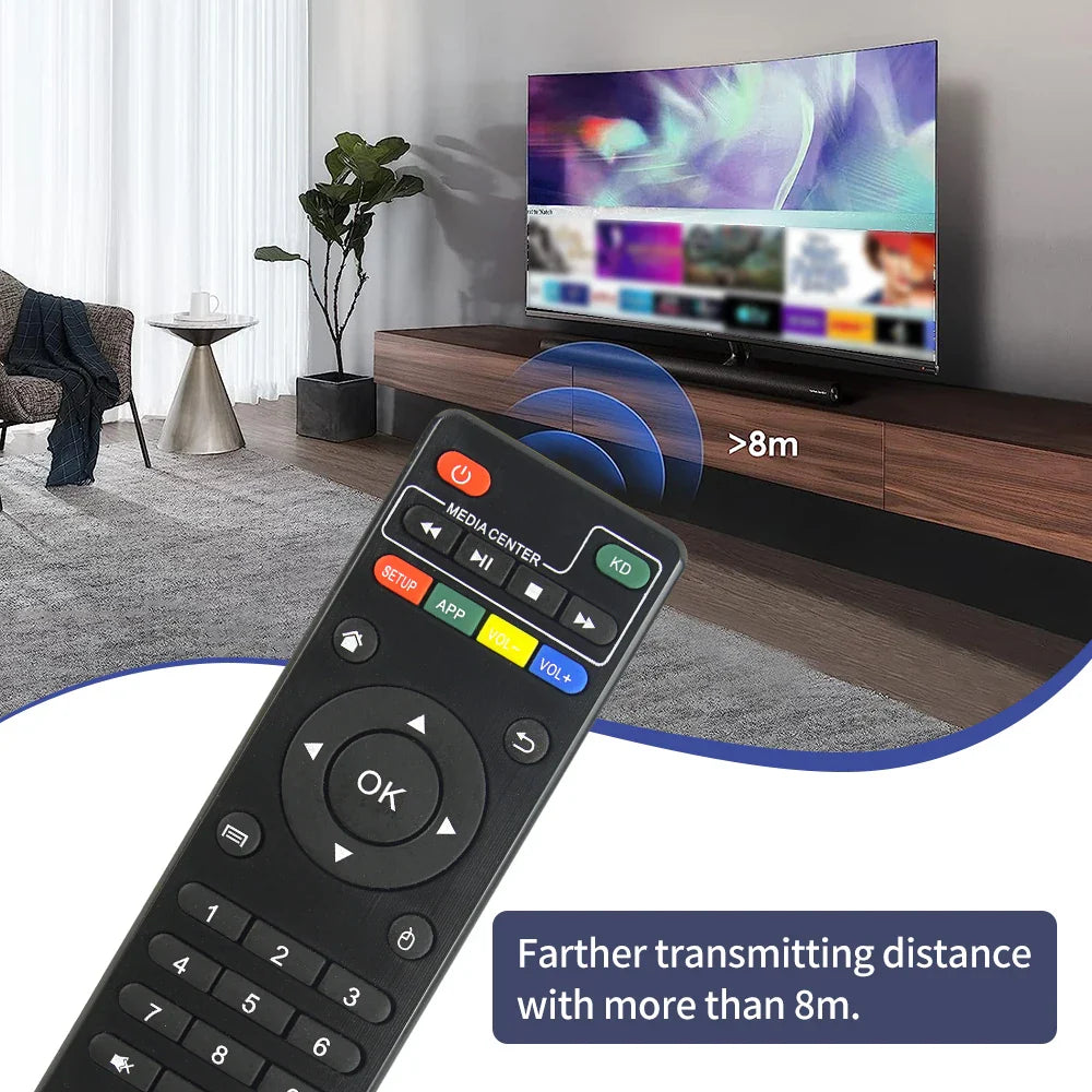 X96 Mini Universal Remote for Android TV Box, Compatible with MXQ Pro 4K, T95M, T95X, H96 Pro+ & More