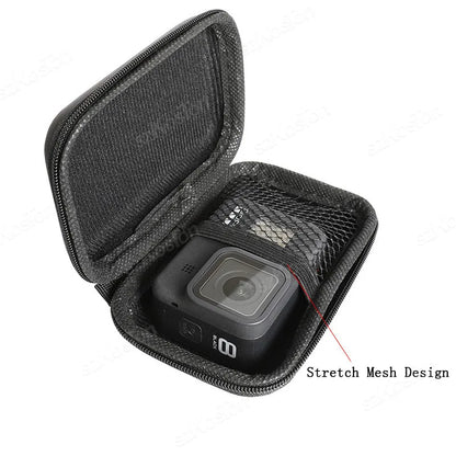 Mini Storage Bag Case for GoPro Hero 13–6 — Compact Carry Case for SJCAM, AKASO, DJI Osmo, Action 5 Pro & Camera Accessories