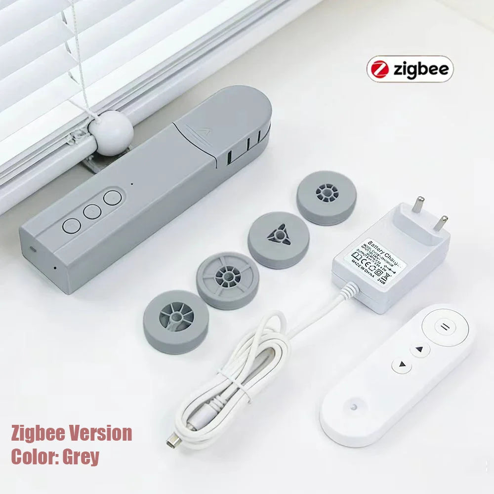 WiFi Smart Motorized Roller Blinds Motor – Tuya Zigbee App Control Automatic Curtain Lifting Drive for Shades & Shutters