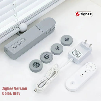 WiFi Smart Motorized Roller Blinds Motor – Tuya Zigbee App Control Automatic Curtain Lifting Drive for Shades & Shutters