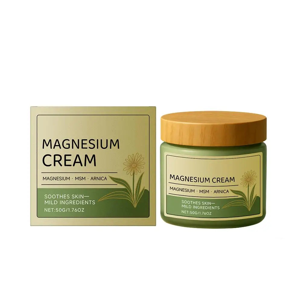 Magnesium Soothing Body Cream - Deep Moisturizing Muscle & Joint Comfort Cream for All Skin Types