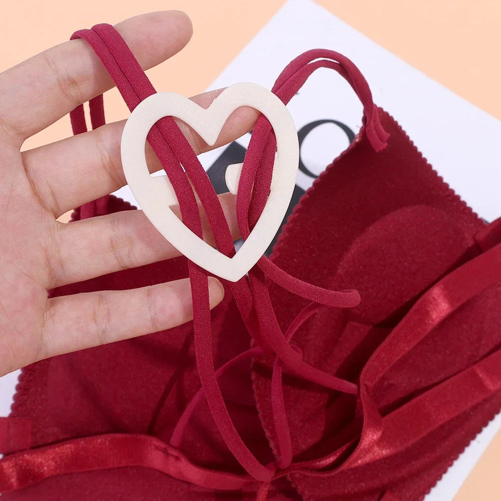 Invisible Non-Slip Bra Shoulder Strap Holders: Women's Lingerie Buckles - Adjustable Connector Cross-Slip Underwear Clips, Essential Accessories