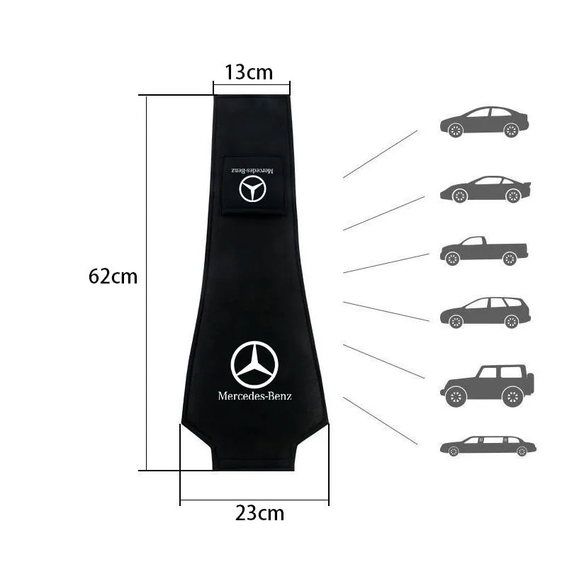Mercedes-Benz Car Headrest Cover - Anti-Dirt Seat Pillow Protector for W203–W222 Models