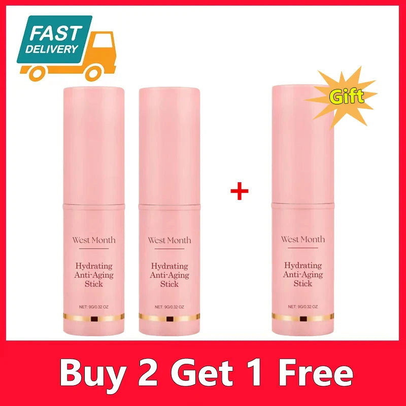 Collagen Multi-Bounce Balm Stick – Instant Wrinkle Removal, Anti-Aging, Firming & Brightening Moisturizer for Dull Skin